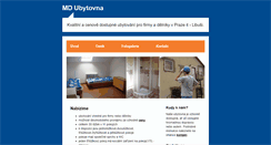 Desktop Screenshot of mdubytovna.cz
