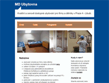 Tablet Screenshot of mdubytovna.cz